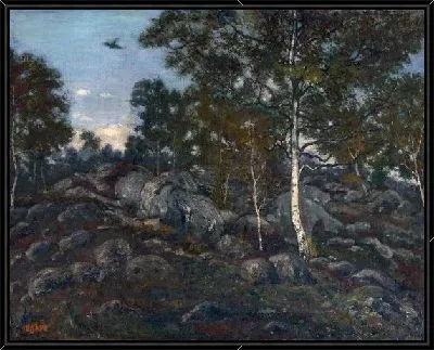 Картина Лес Фонтенбло (The Forest of Fontainebleau)