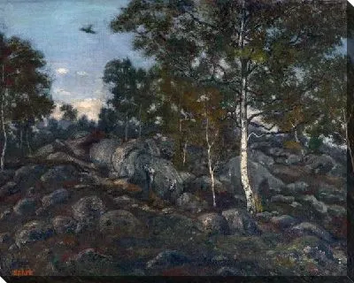 Картина Лес Фонтенбло (The Forest of Fontainebleau)