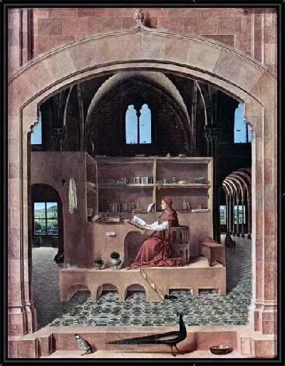 Картина Святой Иероним в келье (Hl. Hieronymus im Gehaus)