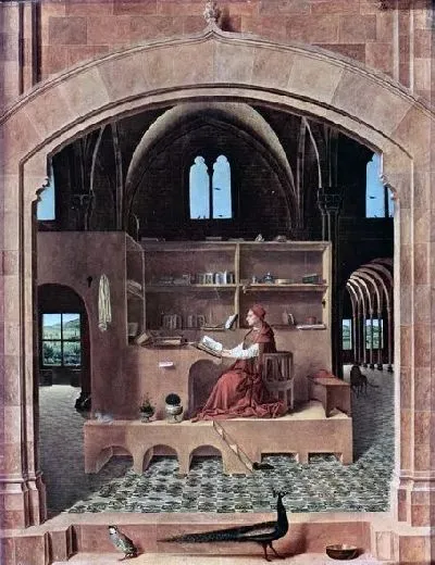 Картина Святой Иероним в келье (Hl. Hieronymus im Gehaus)
