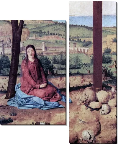 Картина С Марией и Иоанном (with Mary and John (detail — Mary))