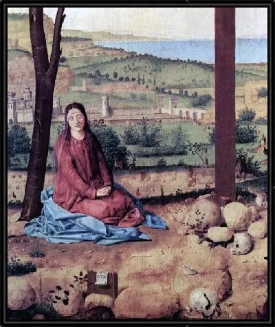 Картина С Марией и Иоанном (with Mary and John (detail — Mary))