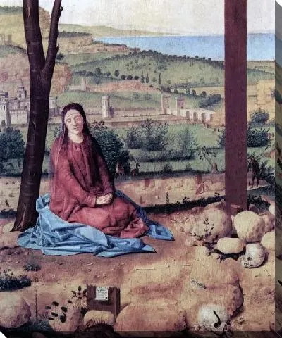 Картина С Марией и Иоанном (with Mary and John (detail — Mary))