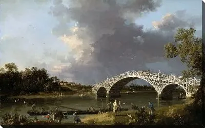 Картина маслом Старый мост Уолтон (Old Walton Bridge)