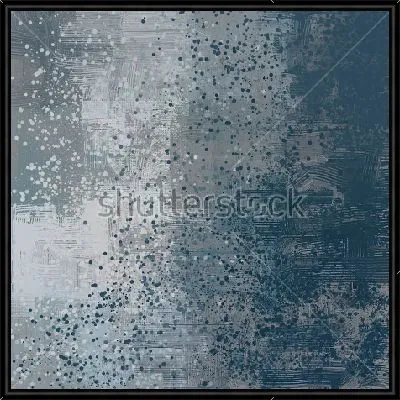 Монохромная композиция в серых тонах с тёмными и светлыми брызгами