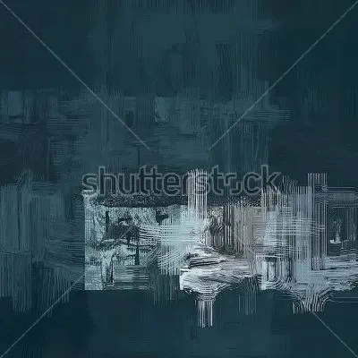 Плакат Лунный свет на крестах кладбища - композиция в тёмных и светлых оттенках серого цвета