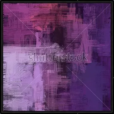 Картина Светлое на тёмном - композиция в оттенках сиреневого и фиолетового цвета со светлыми пятнами