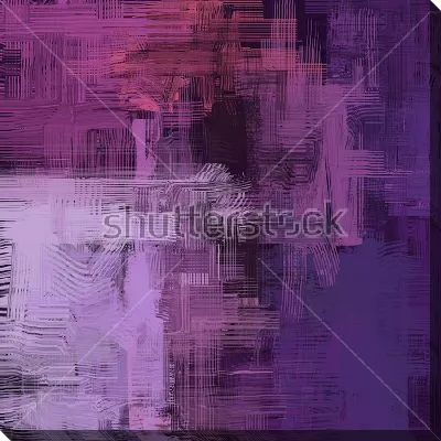 Постер Светлое на тёмном - композиция в оттенках сиреневого и фиолетового цвета со светлыми пятнами