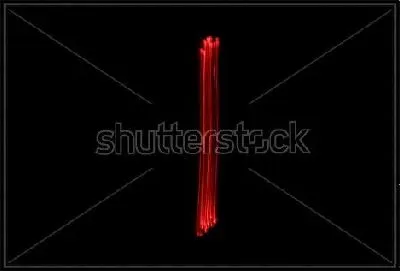 Картина Красная полоса на чёрном фоне