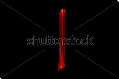 Постер Красная полоса на чёрном фоне