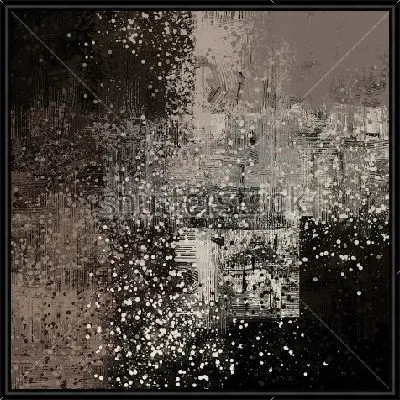 Мелкие брызги на контрастном чёрно-сером фоне