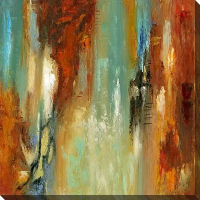 Картина маслом Медная абстракция