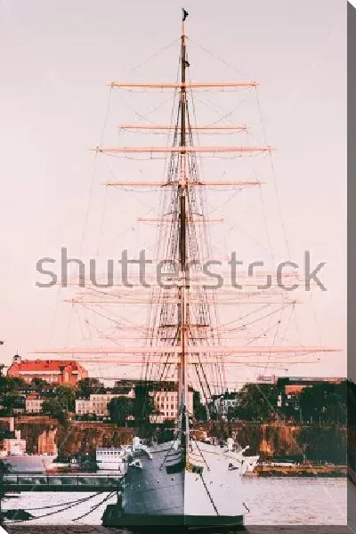 Постер Парусник в Стокгольме