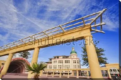 Картина маслом Нейпир (Новая Зеландия), мировая столица стиля арт-деко