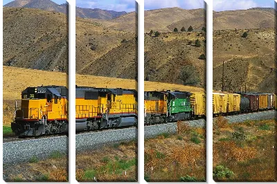 Товарный поезд