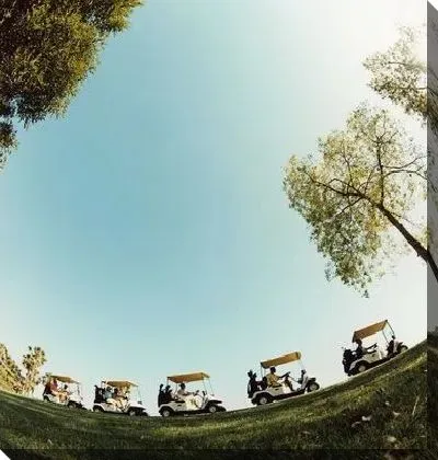 Постер Гольф кары