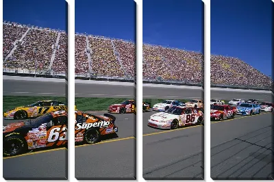 Модульная картина Гоночный автомобиль