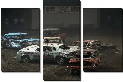 Модульная картина Гонки на выживания