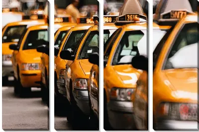 Модульная картина Такси