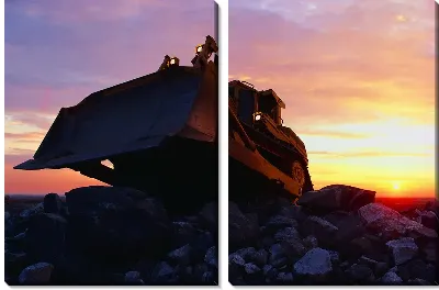 Модульная картина Самосвал