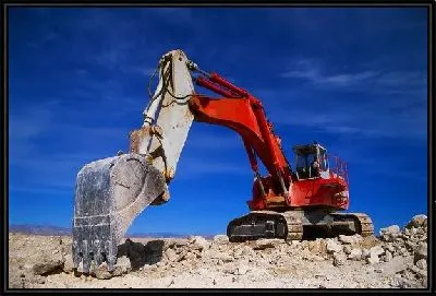 Картина Экскаватор