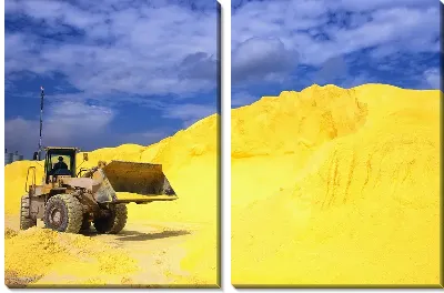 Модульная картина Самосвал №2