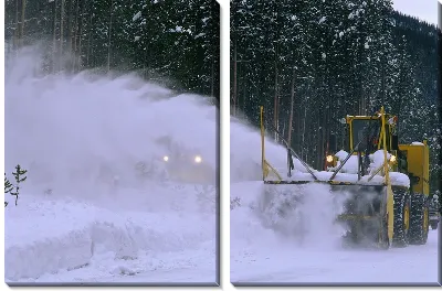 Модульная картина Самосвал №4