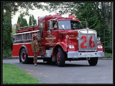 Картина Пожарная машина №3