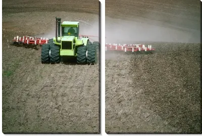 Модульная картина Трактор №10