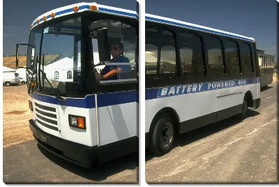 Модульная картина Автобус №10