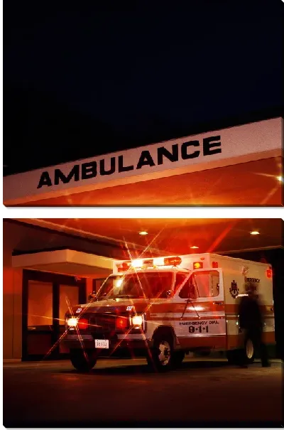 Модульная картина Скорая помощь