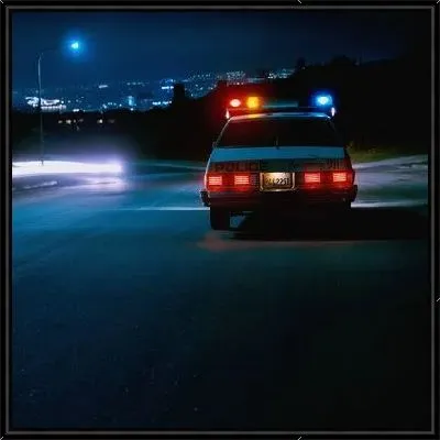 Картина Полицейская машина №4