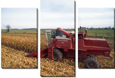 Модульная картина Комбайн №13