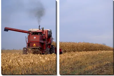 Модульная картина Комбайн №14