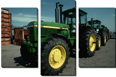 Модульная картина Трактор №16