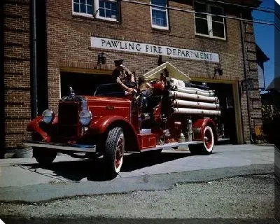 Постер Пожарная машина №6