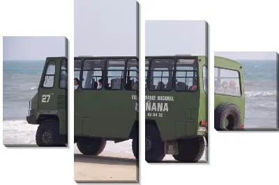 Модульная картина Автобус №18