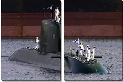 Модульная картина Подводная лодка №2