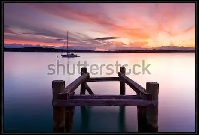 Картина Невероятной красоты рассвет над озером