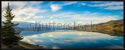 Картина Великолепная панорама озера Данстан на Южном острове Новой Зеландии