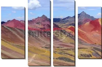 Радужные горы Виникунка в Перу