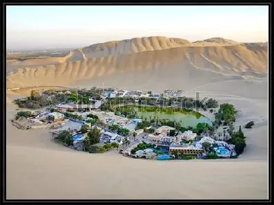 Уакачина - знаменитый оазис в самой бесплодной пустыне (Перу)