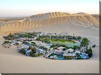 Уакачина - знаменитый оазис в самой бесплодной пустыне (Перу)