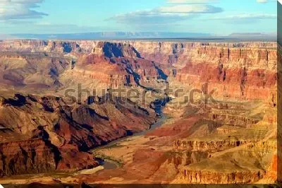 Постер Очень красивая панорама Национального парка Гранд-Каньон (США, штат Аризона)