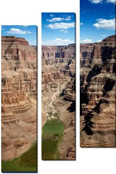 Модульная картина Великолепные величественные горы Гранд-Каньона (США, штат Аризона)