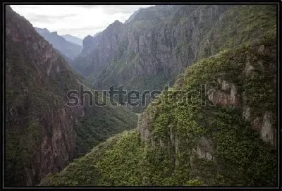 Величественные лесистые горы Медного Каньона (Мексика, штат Чиуауа)