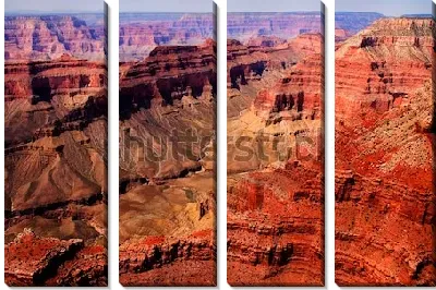 Модульная картина Фантастический вид на Коридора Дракона - самого широкого и глубокого места Гранд-Каньона (США, штат Аризона)