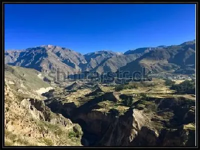 Панорама Каньона Колка, одного из глубочайших каньонов мира (Перу)