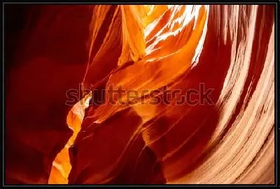 Картина Игра света и цвета на фантастических природных сводах и стенах в Каньоне Антилопы (США, штат Аризона)