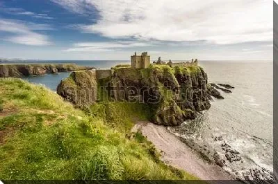 Постер Средневековый замок Данноттар (Шотландия)